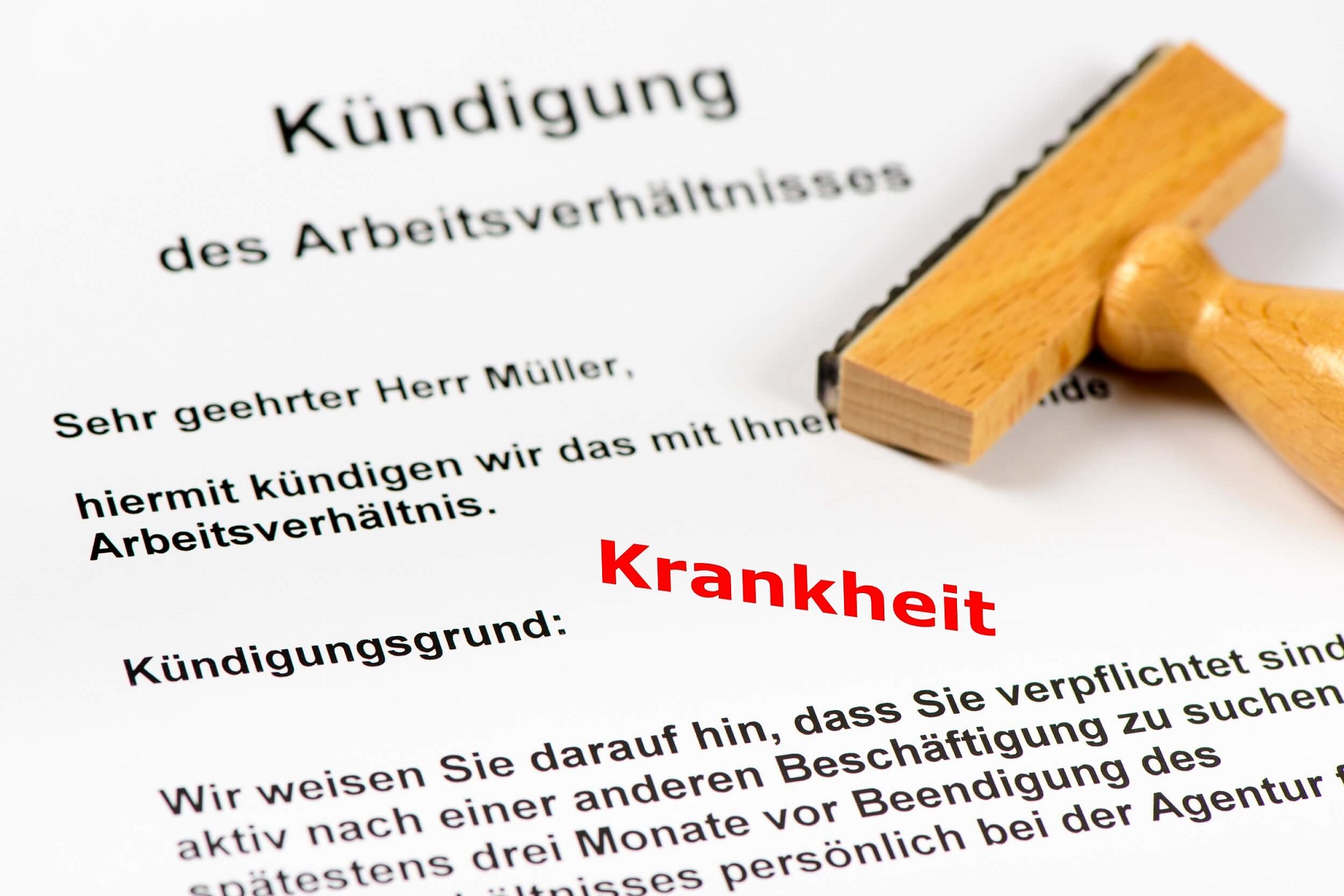 Krankheitsbedingte Kündigung: Voraussetzung & Prüfungsschema
