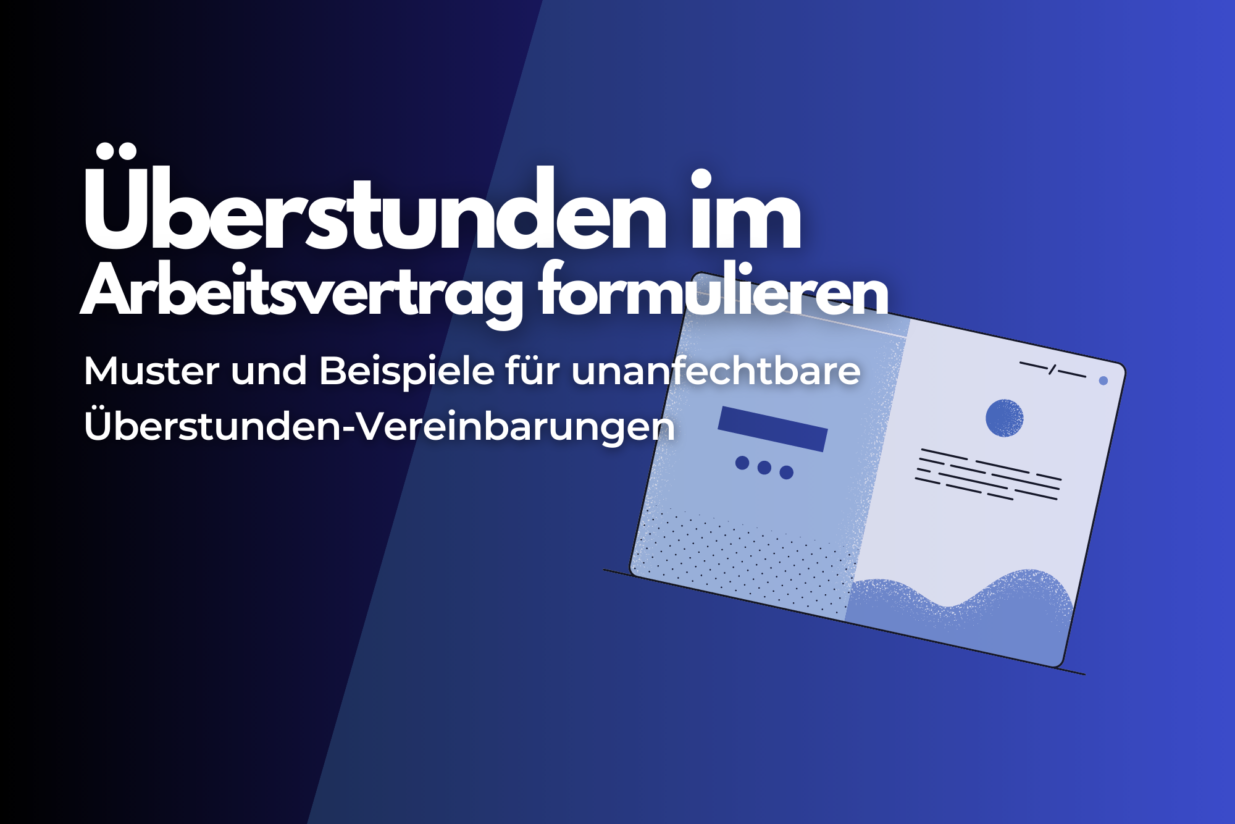 Überstunden mit Gehalt abgegolten eine zulässige Regelung?