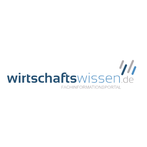 Logo von wirtschaftswissen.de mit blauer und grauer Schrift auf weißem Hintergrund.