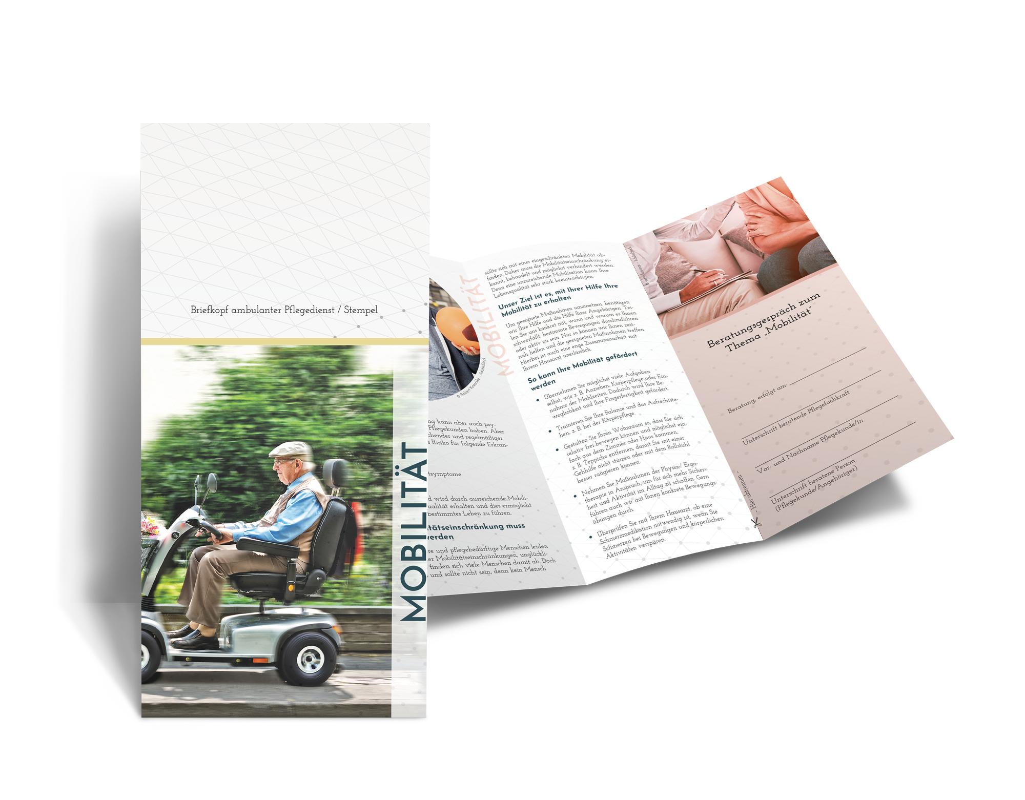 Beratungsflyer zum Thema 